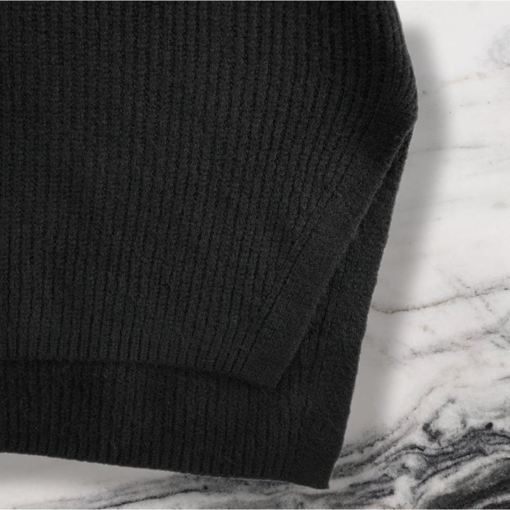NWT Vince Camuto Super Soft Black Knit Sweater Vest sz XL - Picture 7 of 7